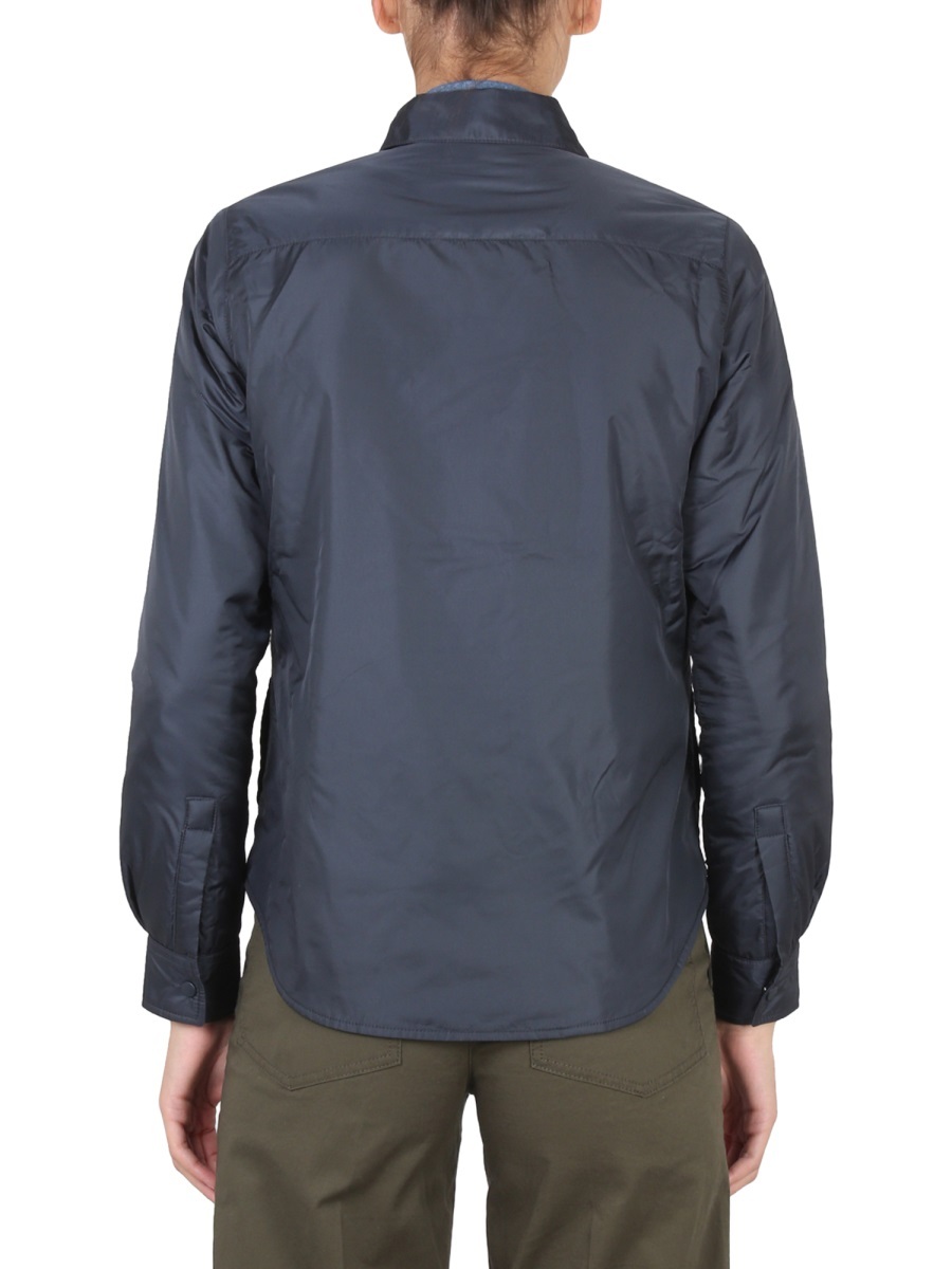 Aspesi Collared Jacket With Button Cuffs And Pockets In Black