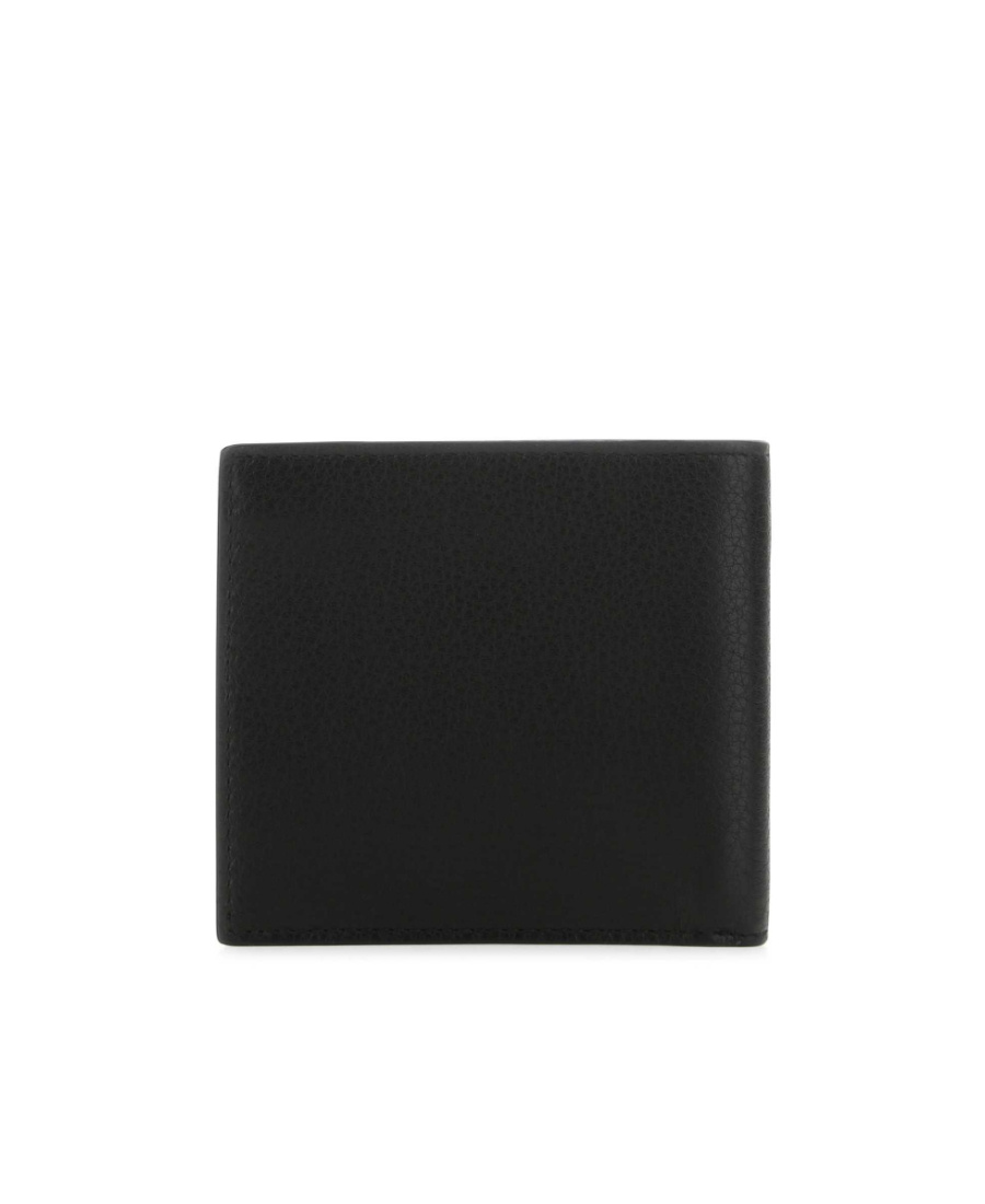 Prada Leather Wallet In Black