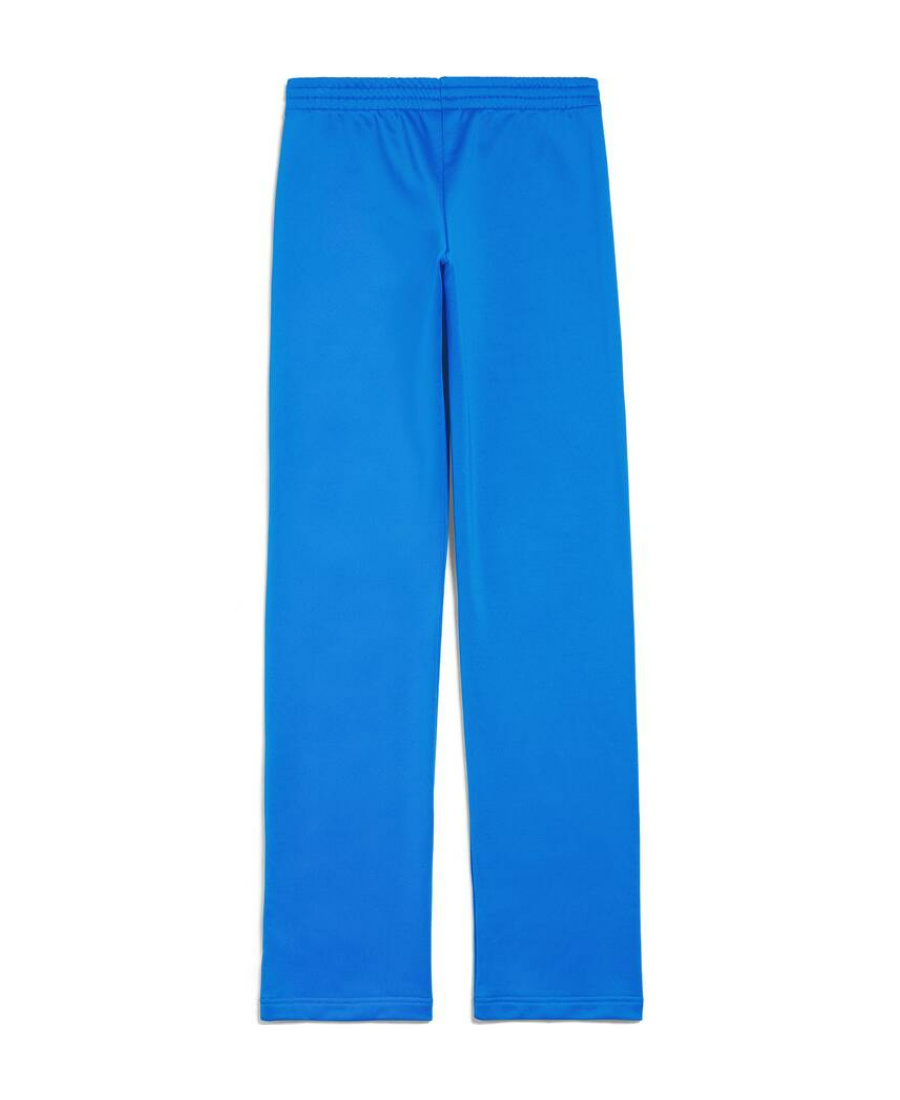 Balenciaga Straight-leg Track Pants In Blue