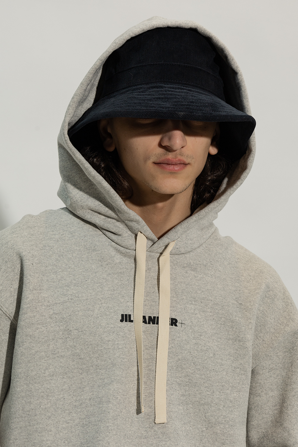 Jil Sander Corduroy Bucket Hat In Black