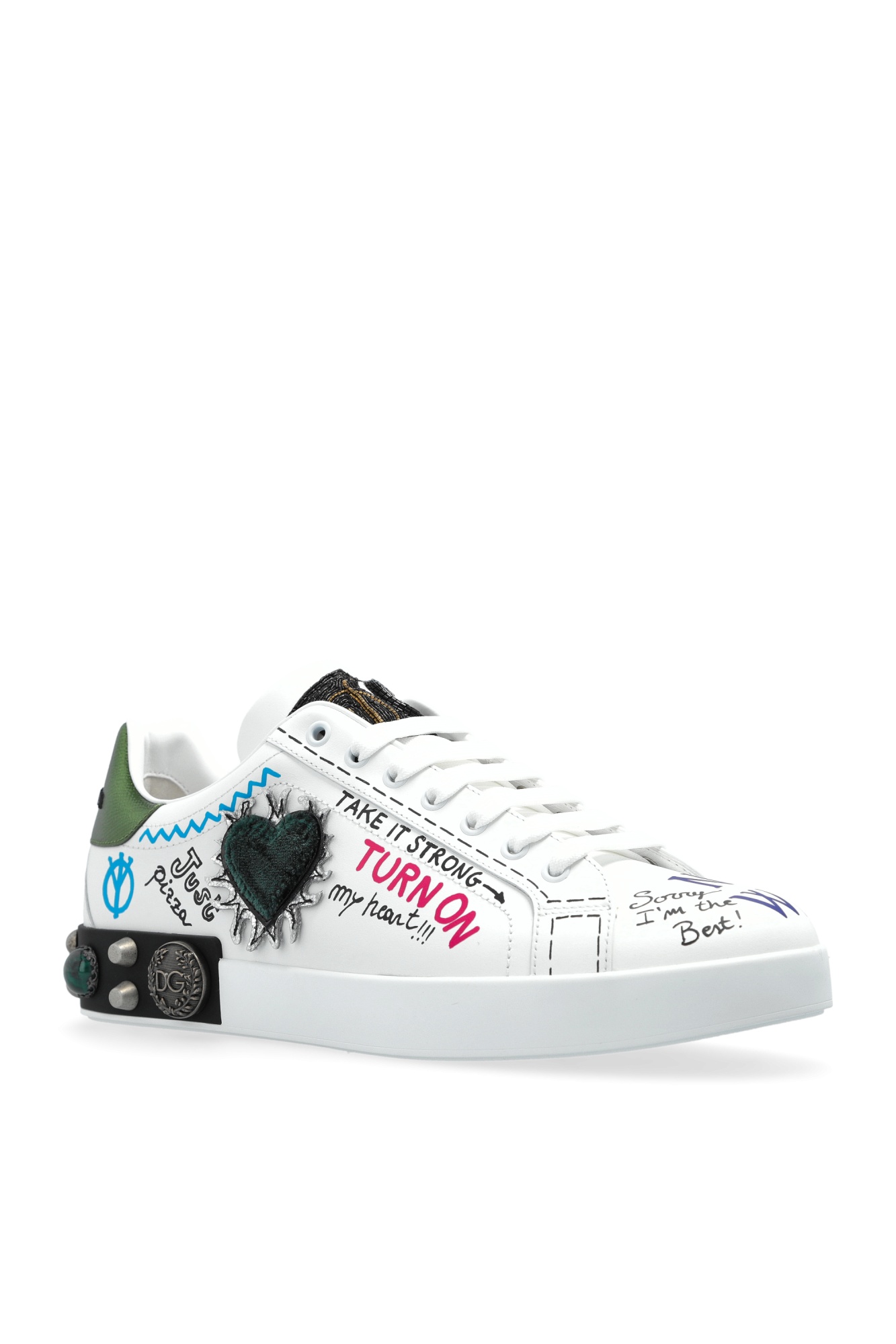 Dolce & Gabbana Portofino Graffiti Sneakers