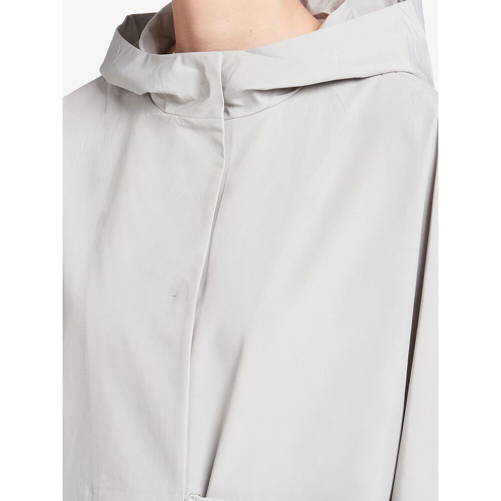 Prada Tech Poplin Coat In White