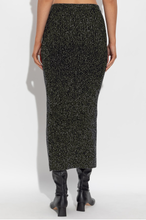 Max Mara Midi Skirt In Black