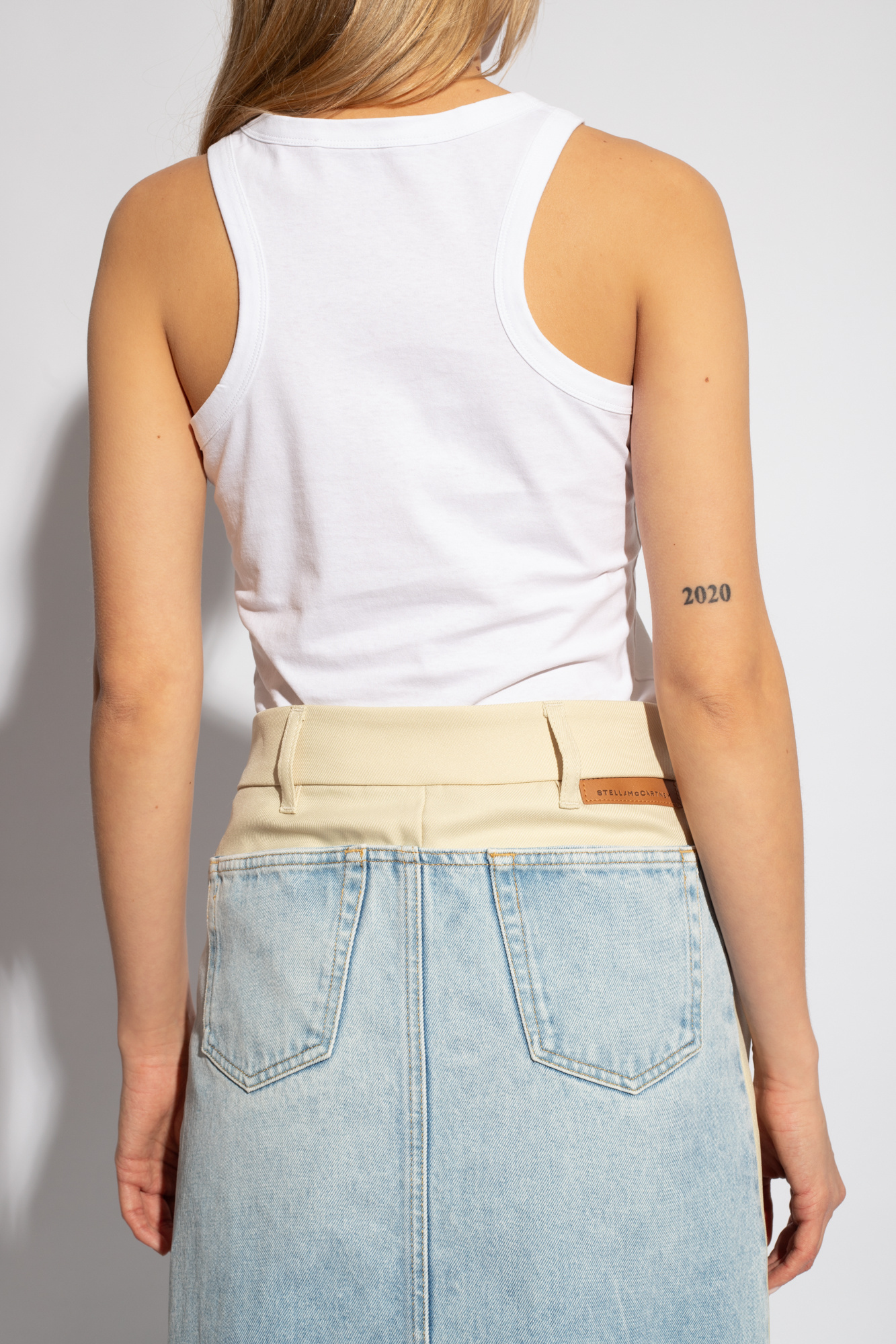 Stella Mccartney Top With Openwork Pattern In White