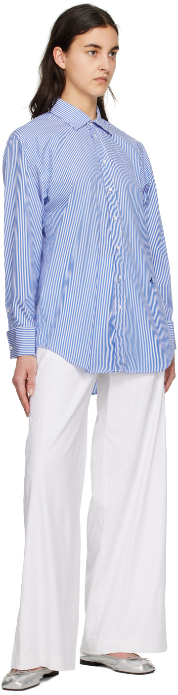 Rag & Bone Belt Loop Belt Casual Pants In White