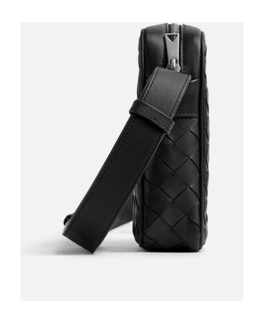 BOTTEGA VENETA BOTTEGA VENETA INTRECCIATO ZIPPED MINI CROSSBODY BAG