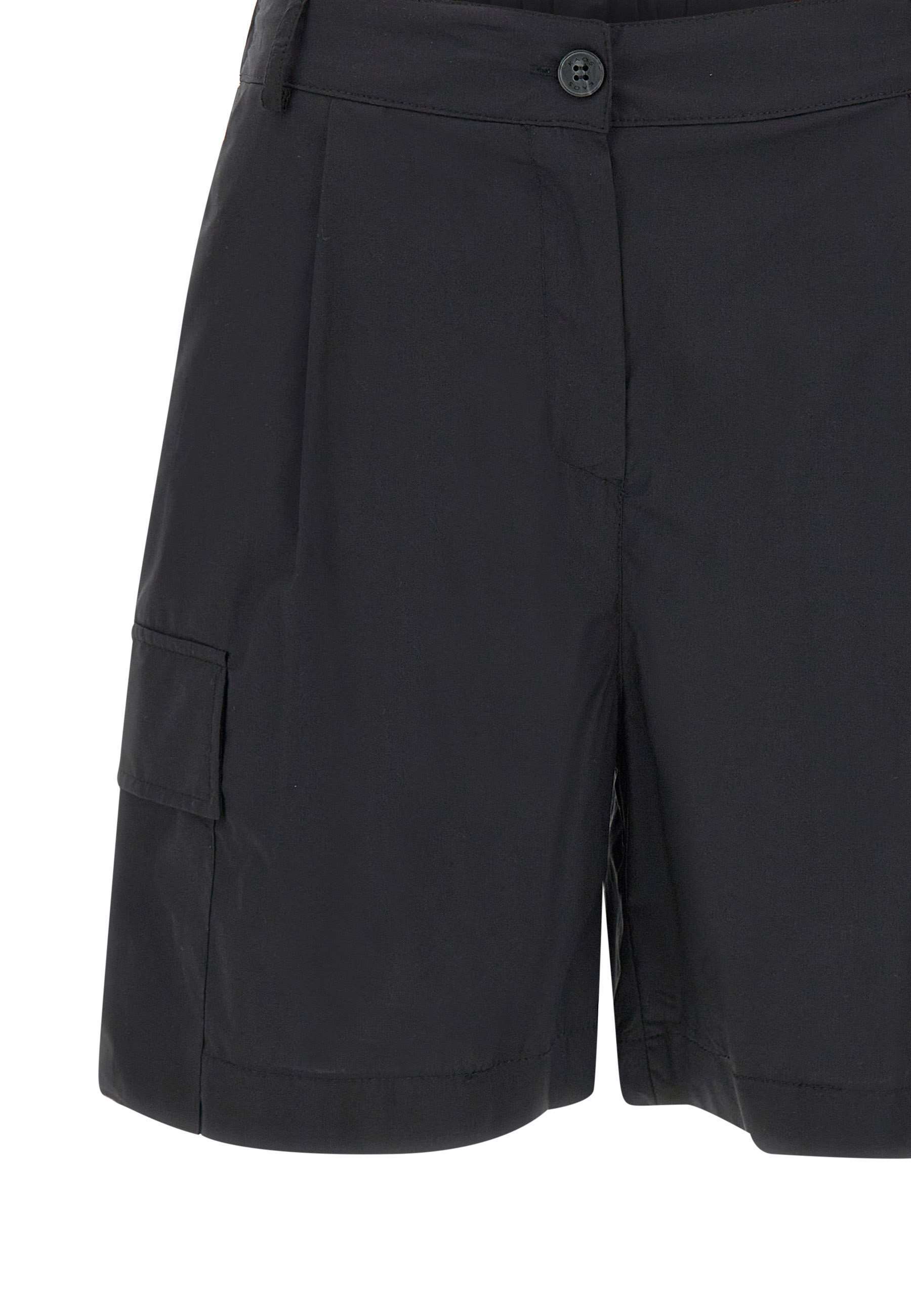 Kaos Poplin Cotton Shorts In Black