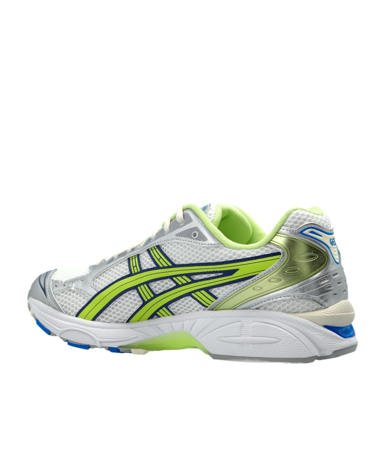 Asics Gel-kayano 14 White/lime Green Sneakers In Multi