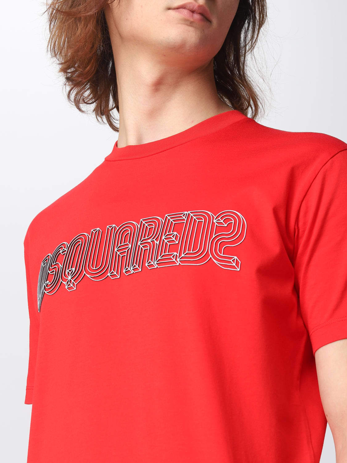 Dsquared2 Short-sleeved T-shirt In Red