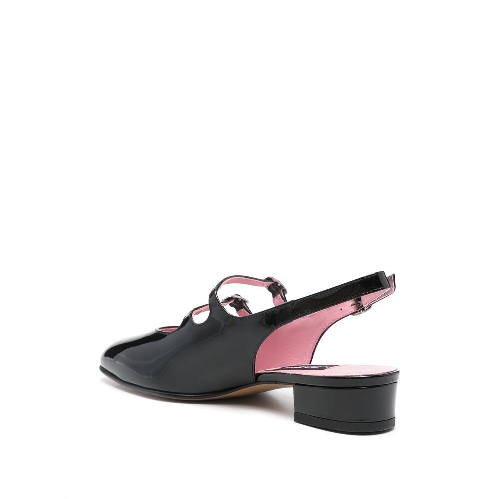 Carel Paris Peche Pumps - Leather - Black In Black