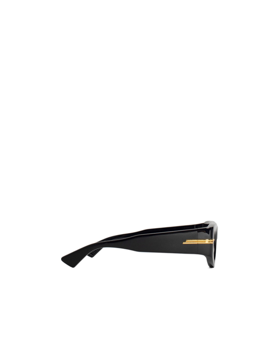Bottega Veneta Rectangle-frame Sunglasses In Black