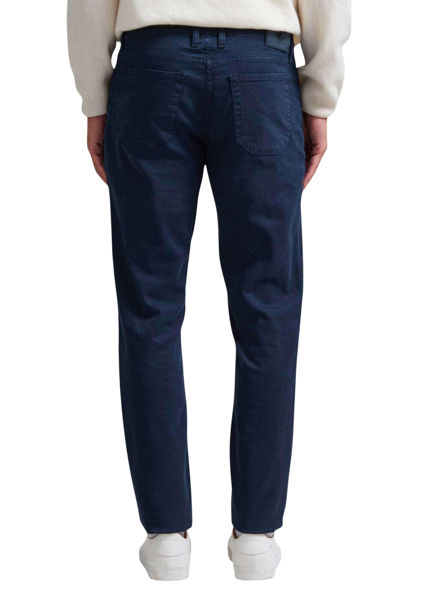 Jeckerson Casual Pants With Belt Loops In Black