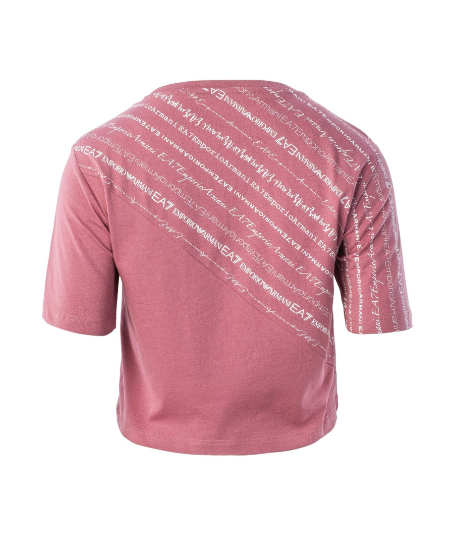 EA7 T-SHIRT WITH ROUND NECK AND SHORT SLEEVES