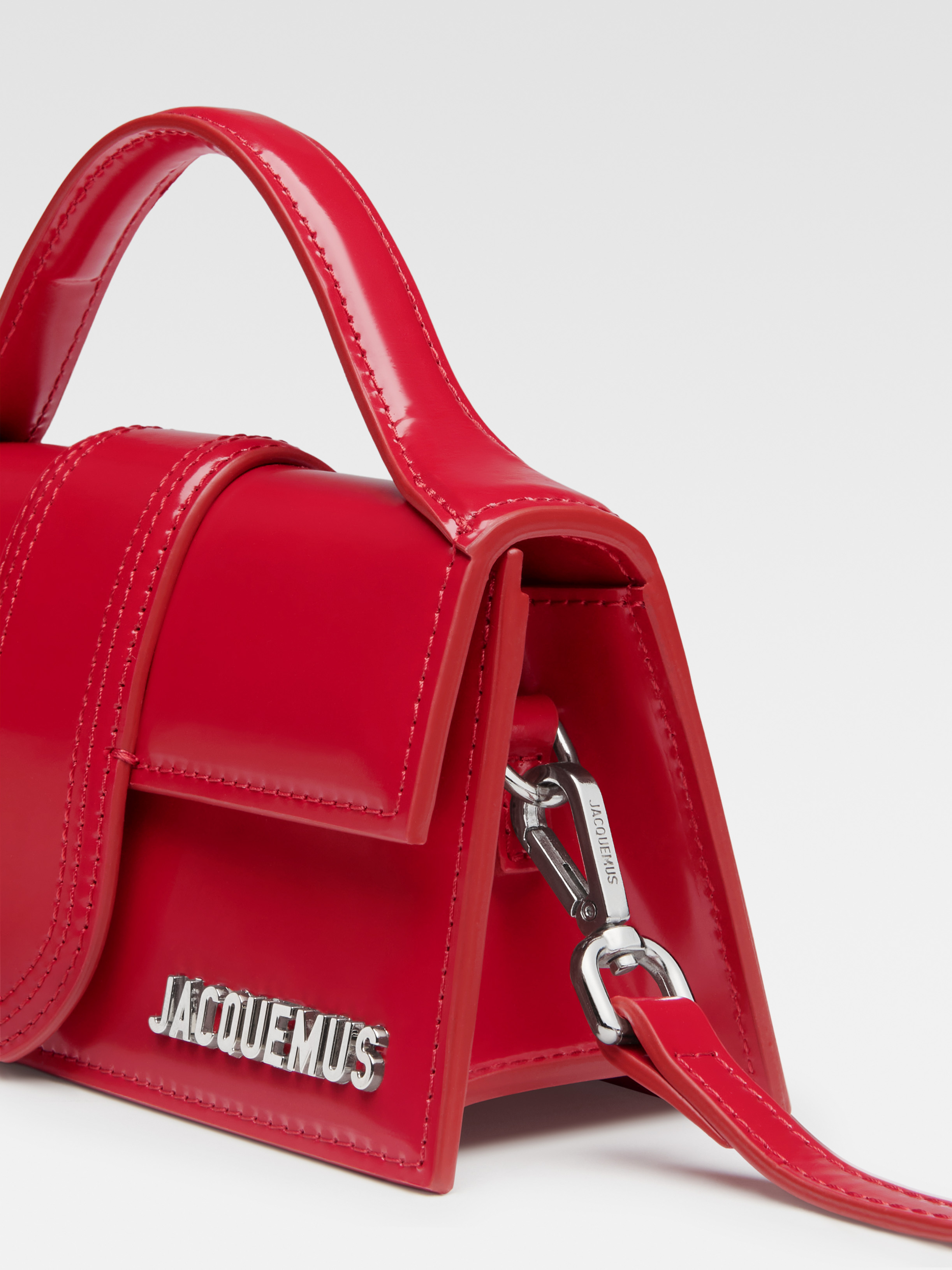 Jacquemus Le Bambino Small Flap Bag In Red
