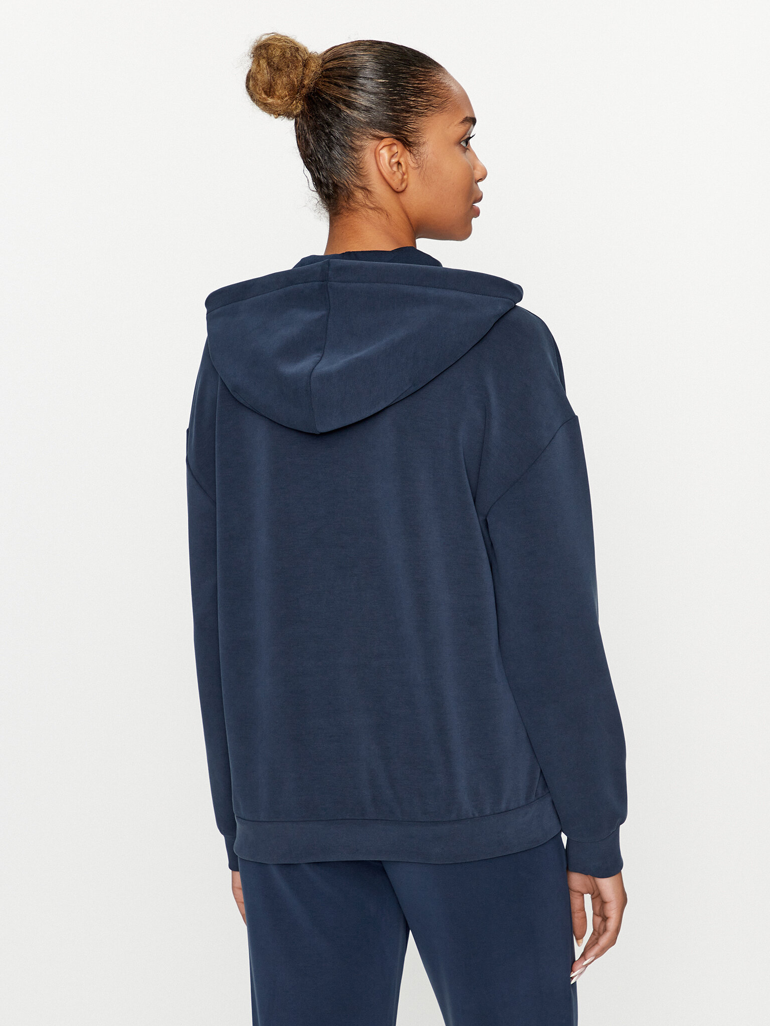 Ea7 Long-sleeved Sweater In Black