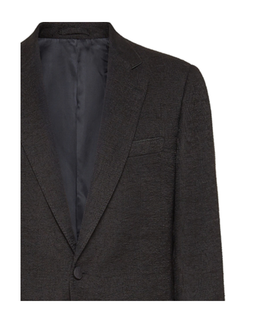 Ferragamo Lapel Suit Jacket In Black