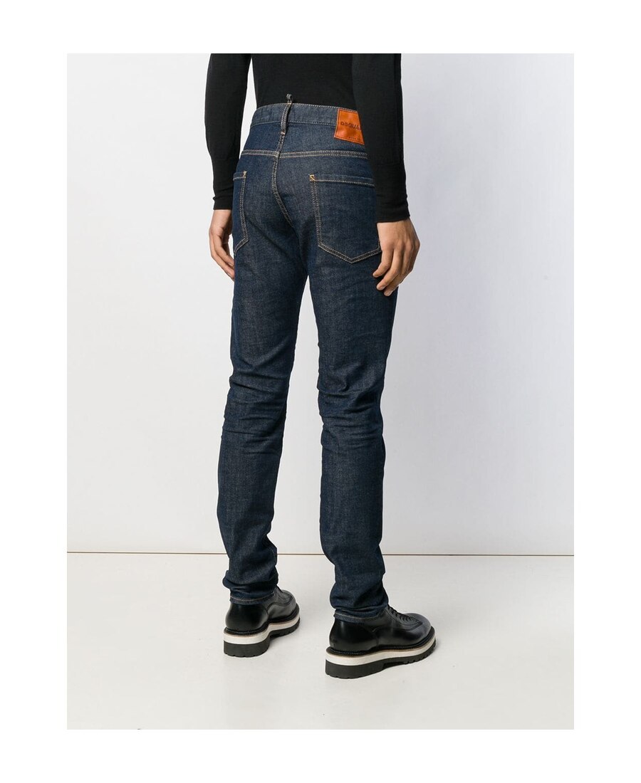 Shop Dsquared2 Straight Jeans In Black