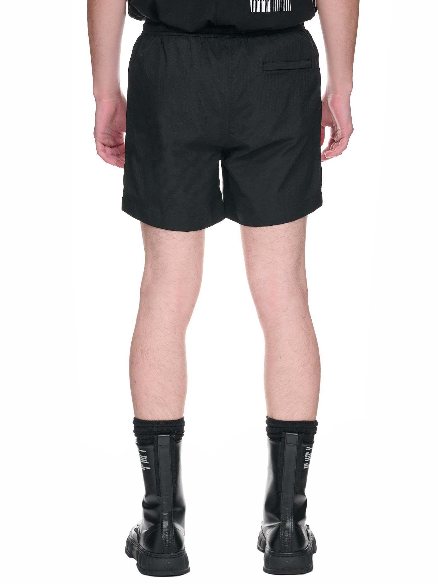 A-cold-wall* Logo-patch Swim Shorts In Black
