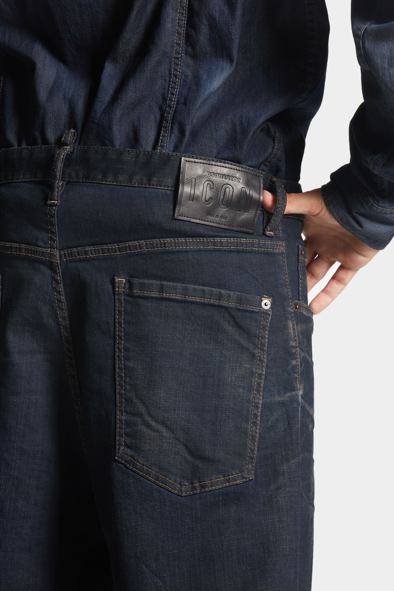 Dsquared2 Mid-rise Straight-leg Jeans In Blue