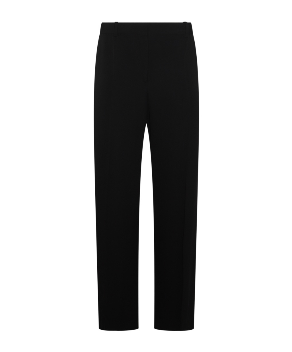 The Row Black Elia Trousers In Black