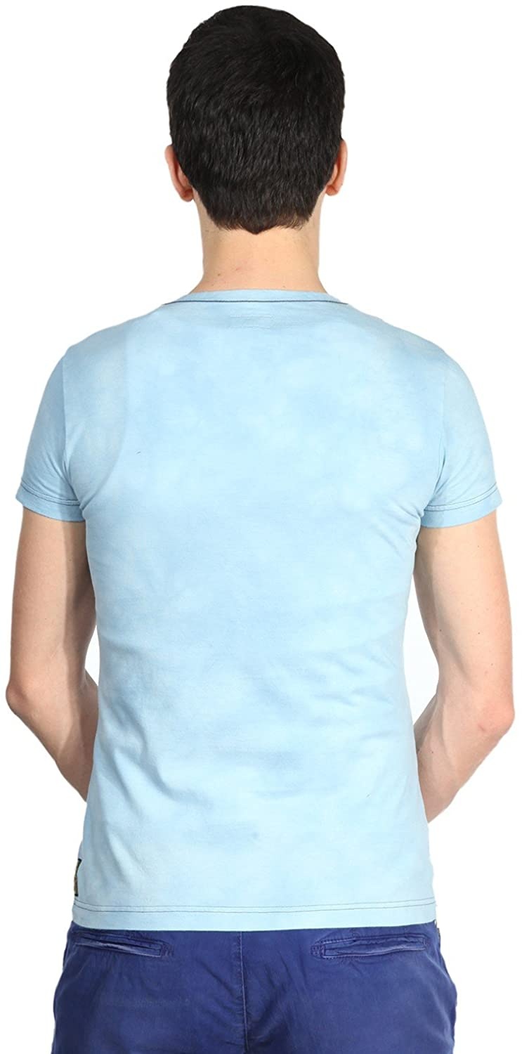 Armani Jeans Logo Details T-shirt In Blue