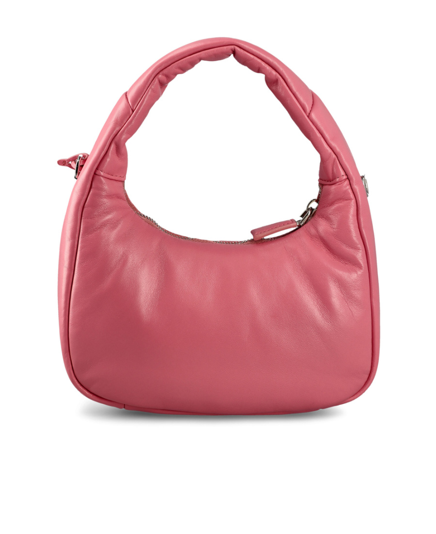 Prada Logo Shoulder Bag In Geranium Powder