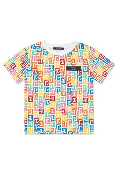 Balmain Logo-print T-shirt In Pink
