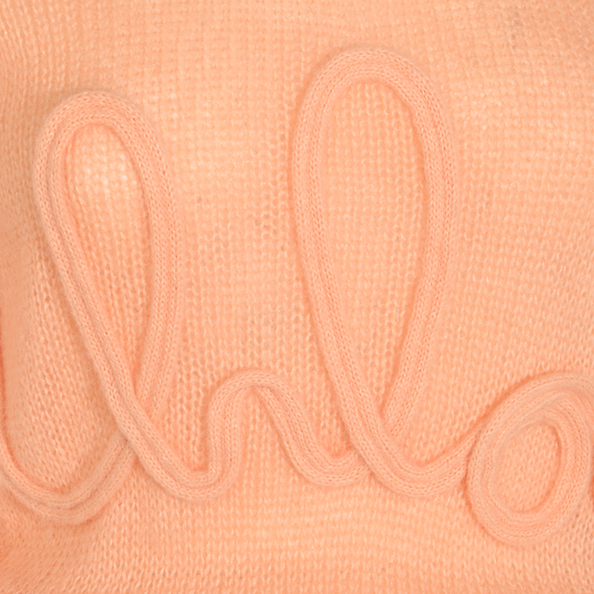 Chloé Wool And Silk Logo-applique Top In Orange