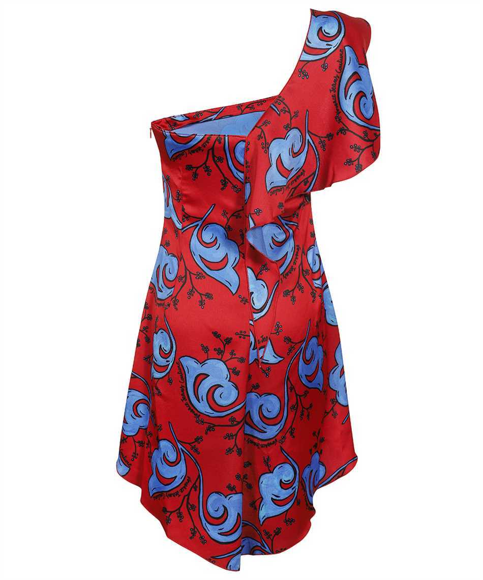 VERSACE JEANS VERSACE JEANS COUTURE FLORAL-PRINTED ASYMMETRICAL MINI DRESS