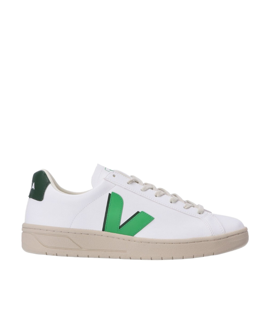 Shop Veja Urca Faux-leather Sneakers In White