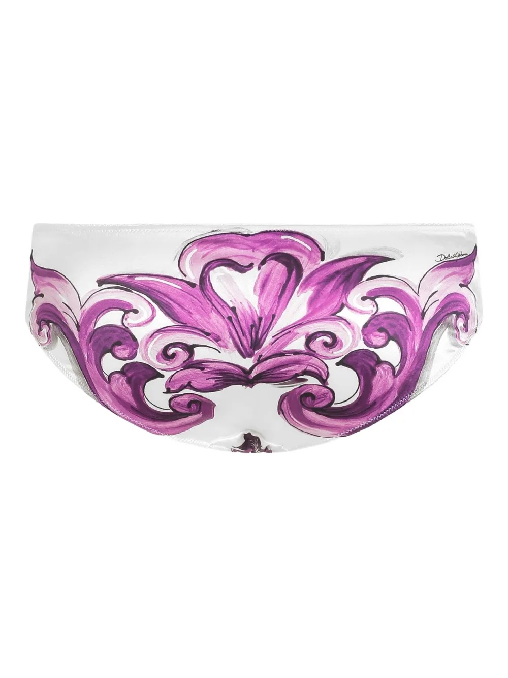 Dolce & Gabbana Printed Briefs In Purple