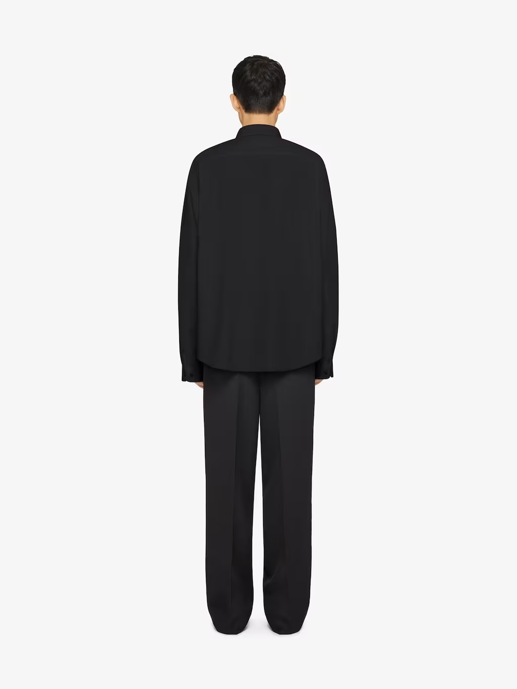 Givenchy Buttoned Long-sleeve Shirt In Black