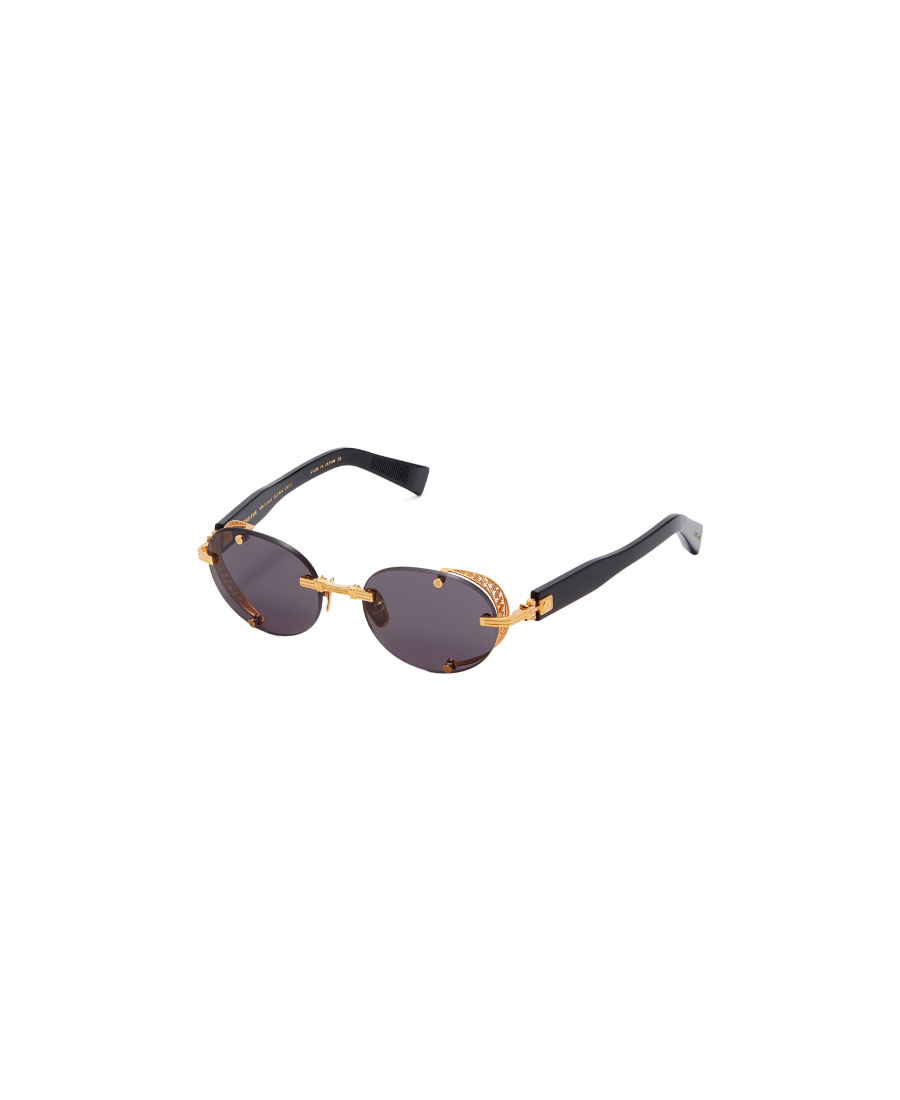 Balmain Elliptical Sunglasses In Gray