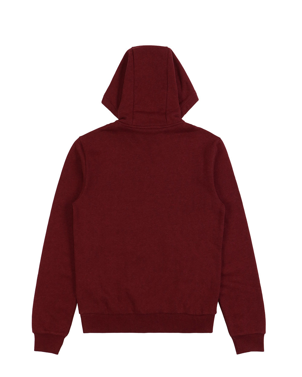 Ea7 Logo Hooded Sweater In Brown
