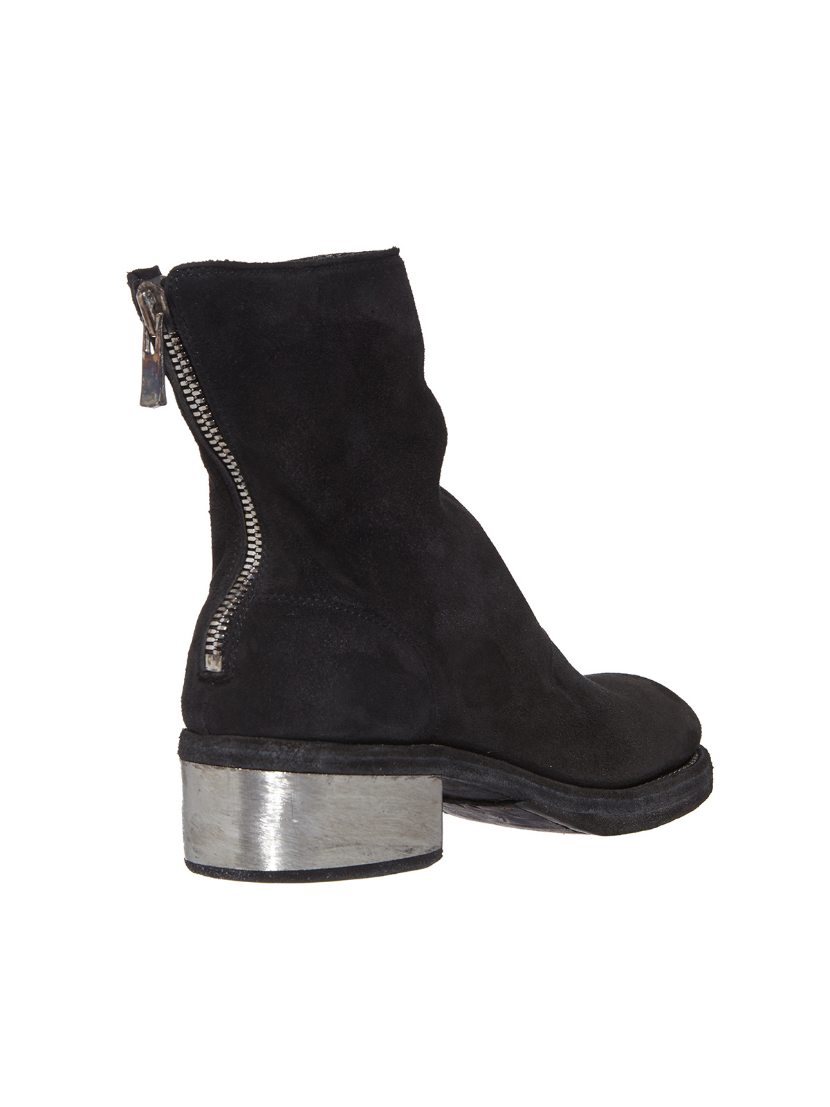 Guidi Women's Boots With Back Zip In Black