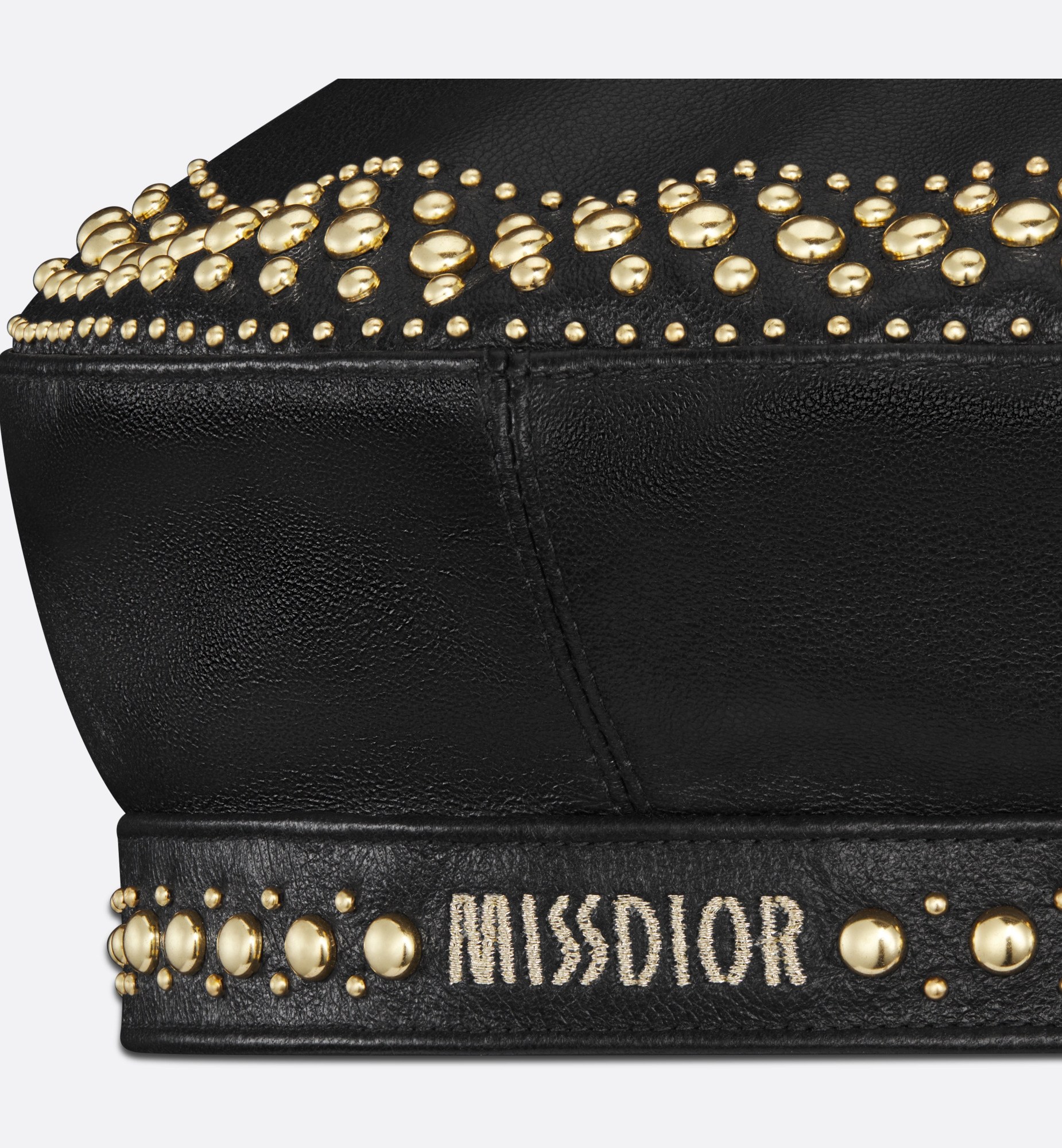 Dior Arty Rivet Art Beret In Black