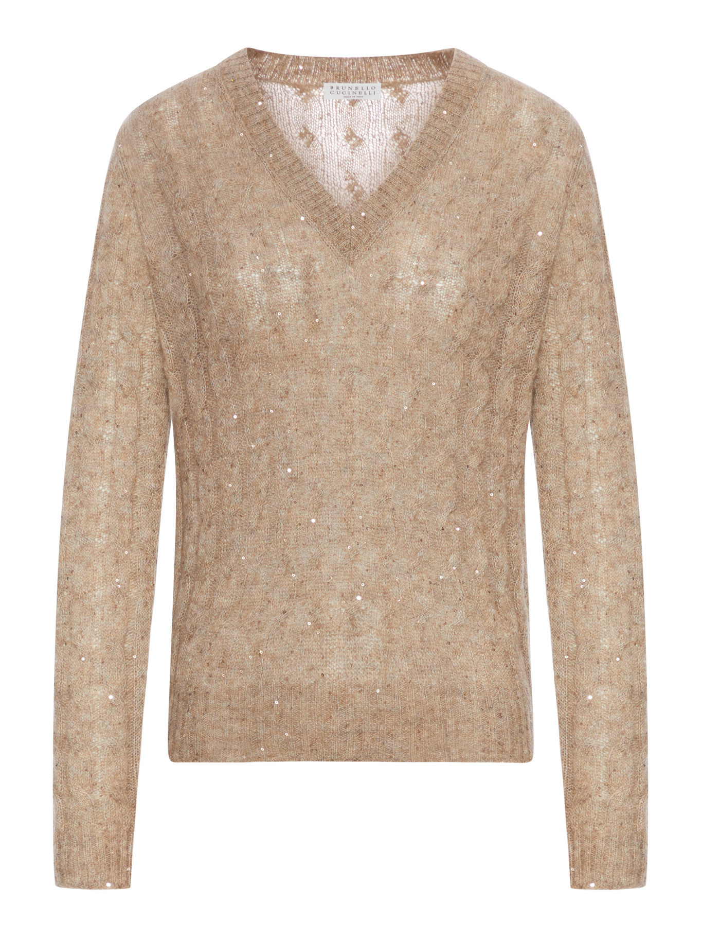 Brunello Cucinelli Women Perforated Sweater With Sequins