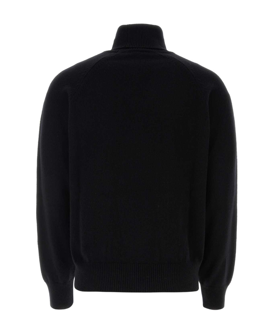 Kenzo Boke Flower-patch Wool Jumper In Black