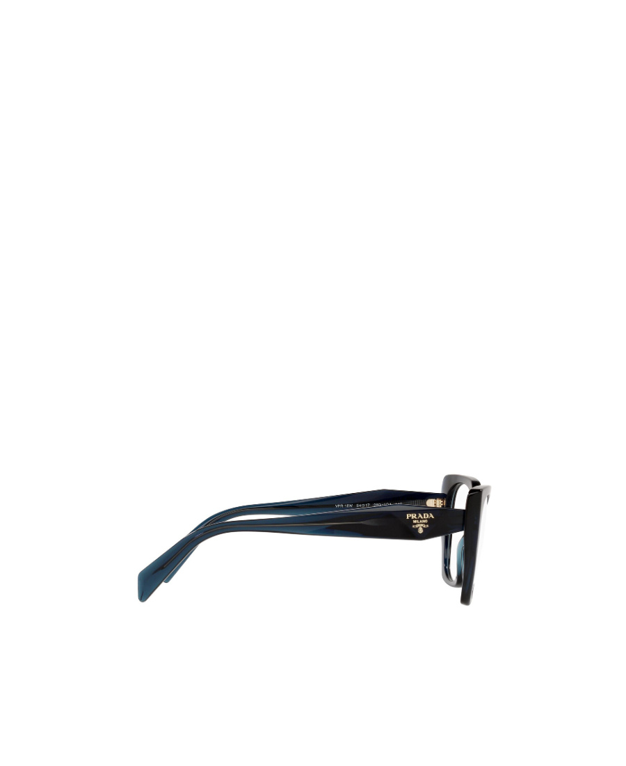 Prada Eyewear Cat-eye Frame Glasses In Black