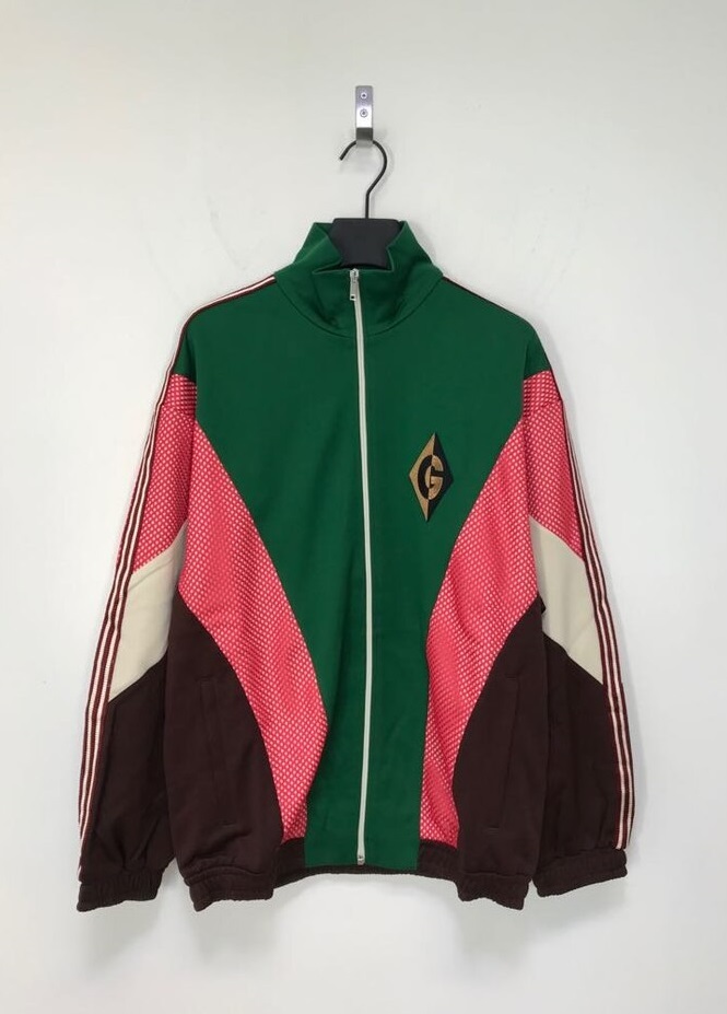 Gucci Gg Diamond Patch Casual Jacket In Red