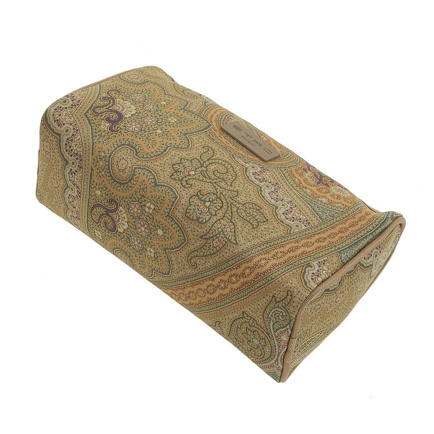 Etro Zippered Clutch In Sand