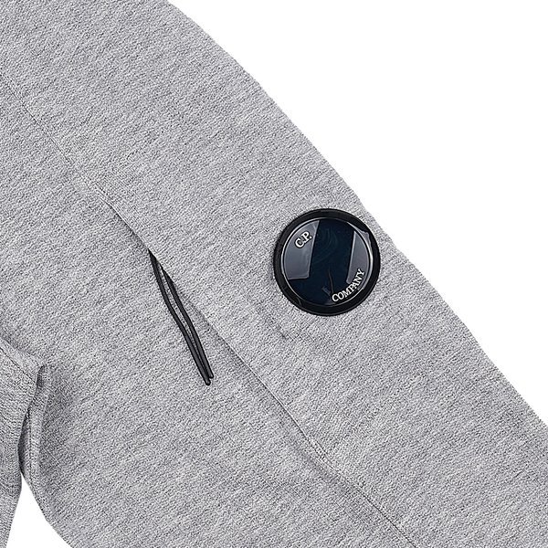 C.p. Company Long-sleeved Sweater In Gray