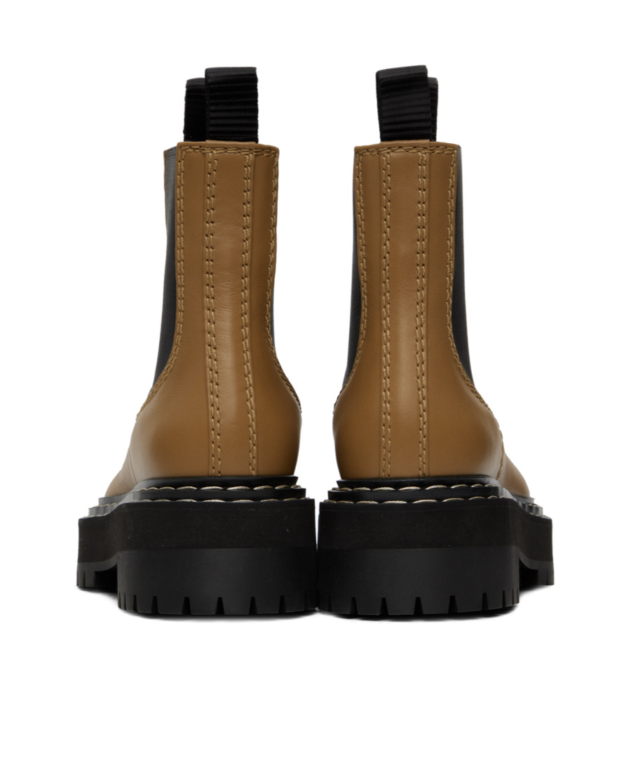 PROENZA SCHOULER LUG SOLE LEATHER CHELSEA BOOTS