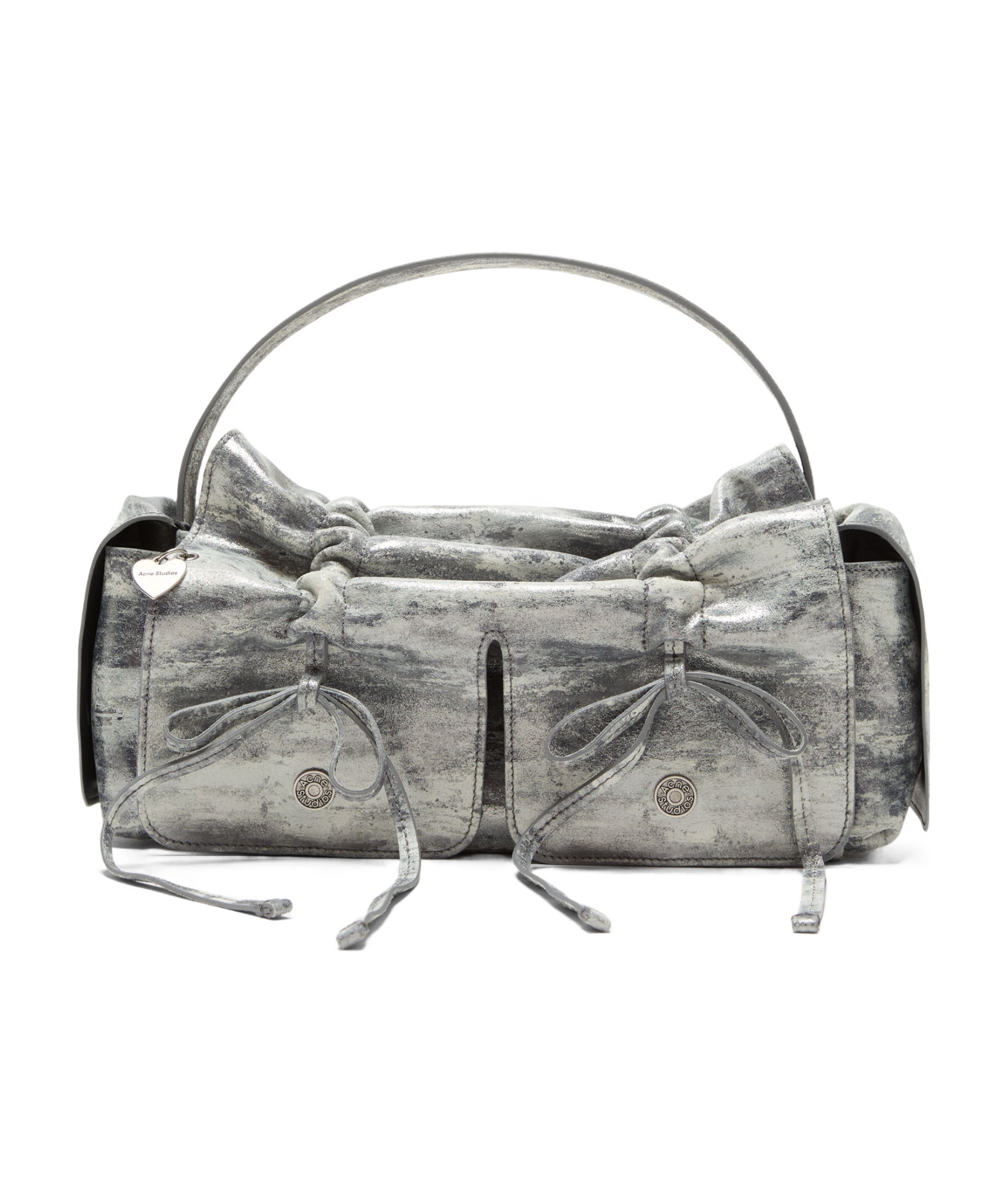 Acne Studios Multipocket Shoulder Bag In Gray