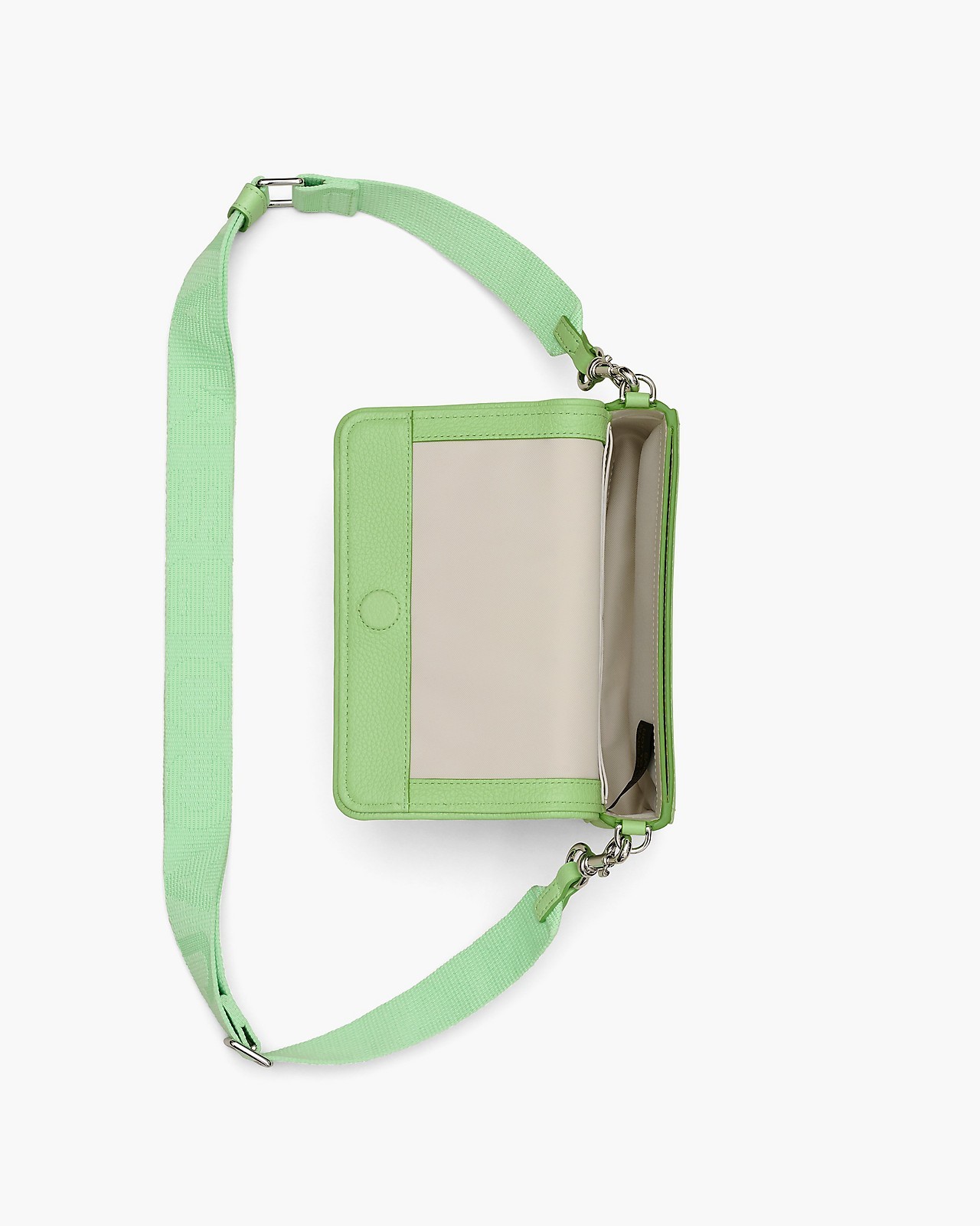 Marc Jacobs The Mini Leather Crossbody Bag In Green