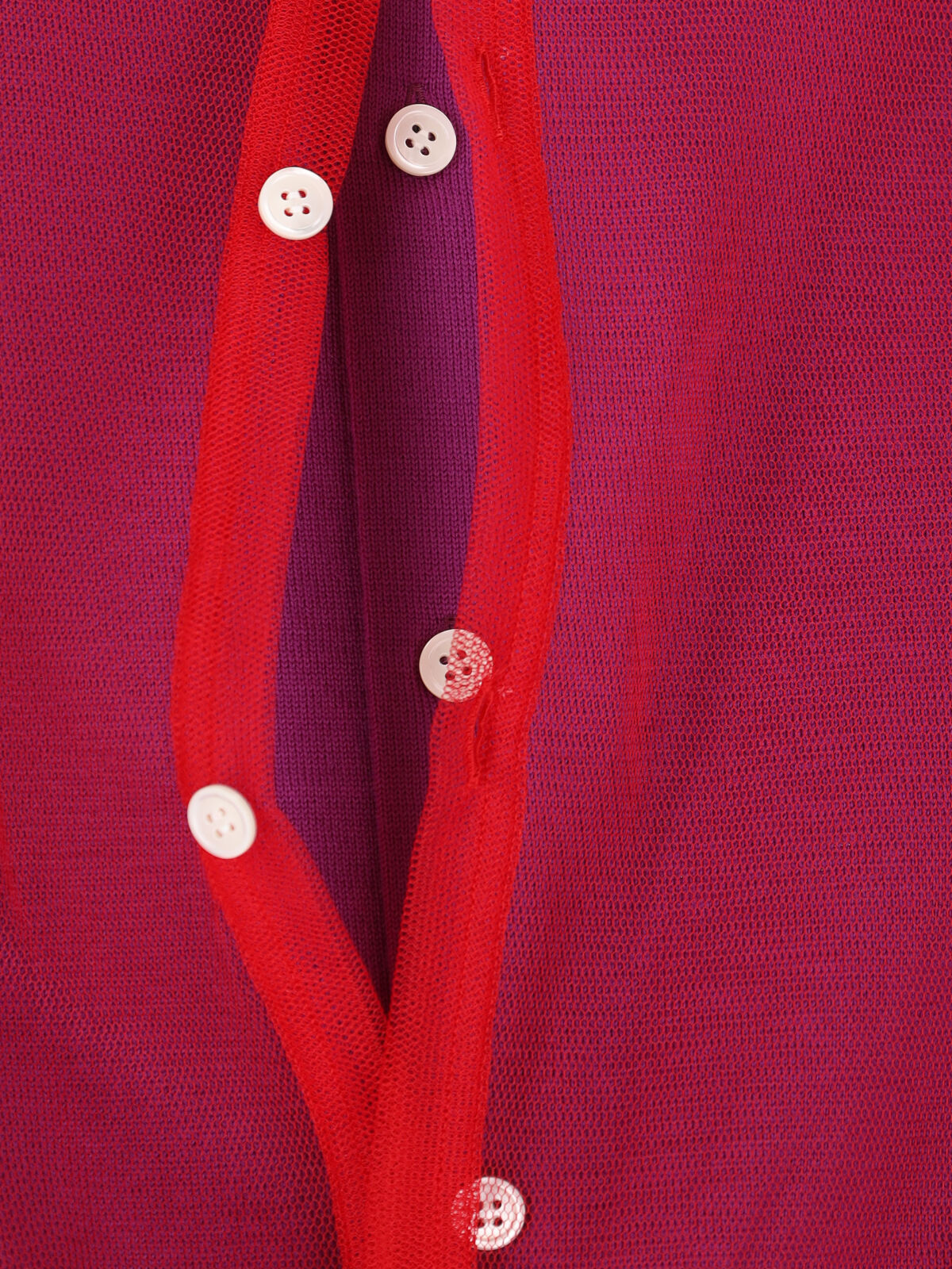 Shop Comme Des Garçons Double Layer Cardigan
