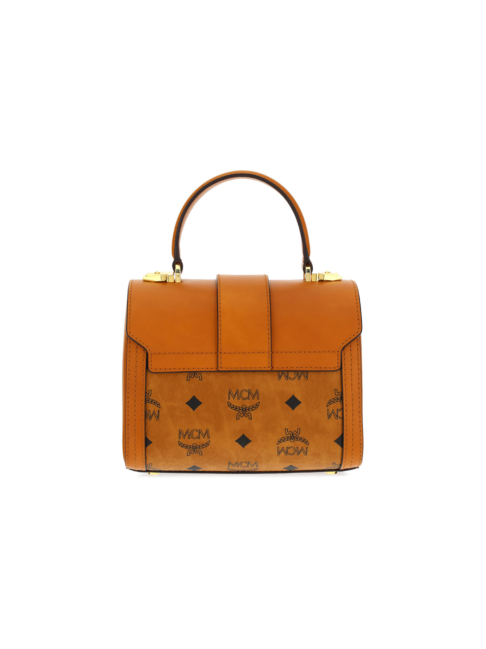 MCM TRACY LEATHER TOTE BAG 