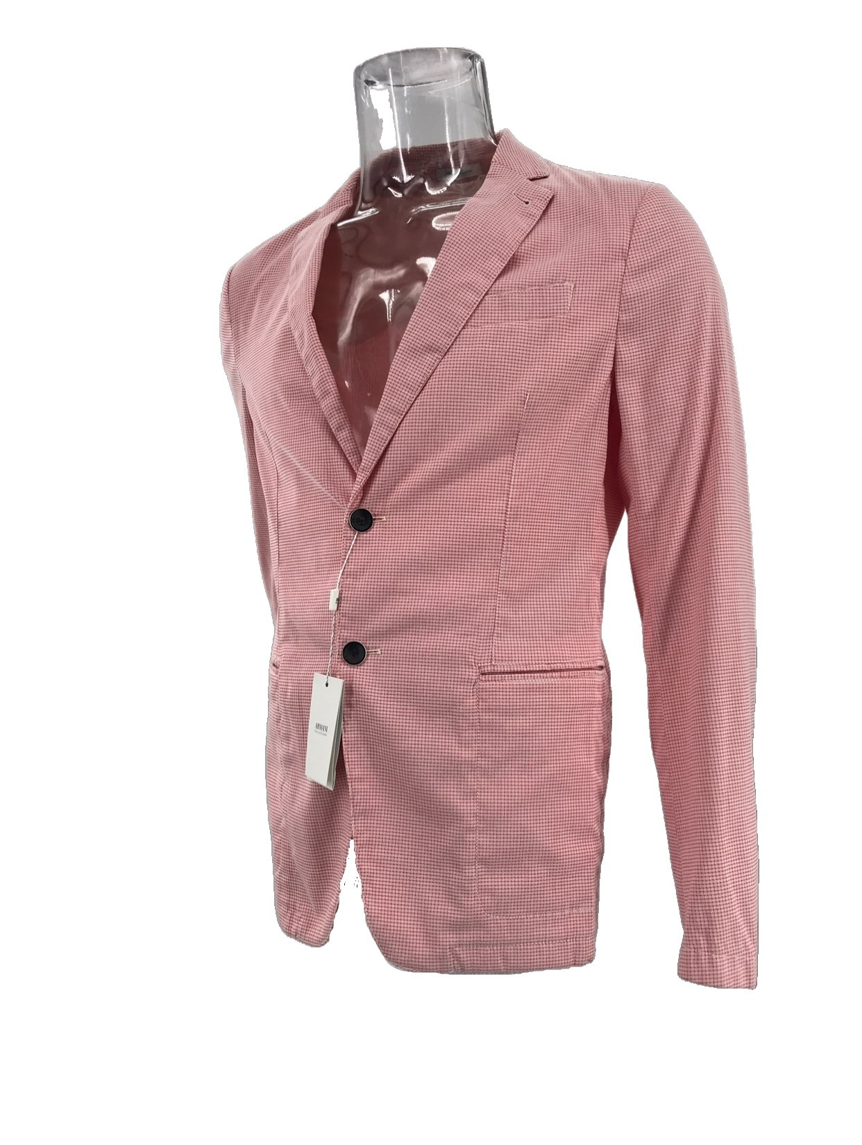 Armani Collezioni Long Sleeved Suit Jacket In Pink