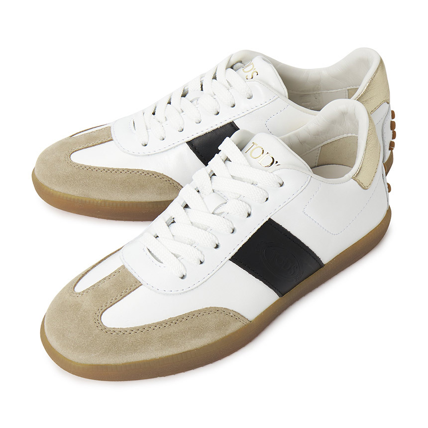 Tod's Lace-up Low-top Sneakers In White