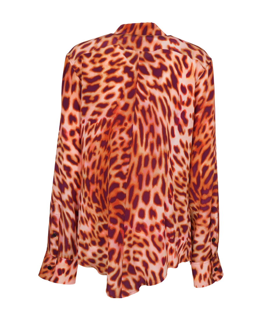 Stella Mccartney Leopard Print Shirt In Red